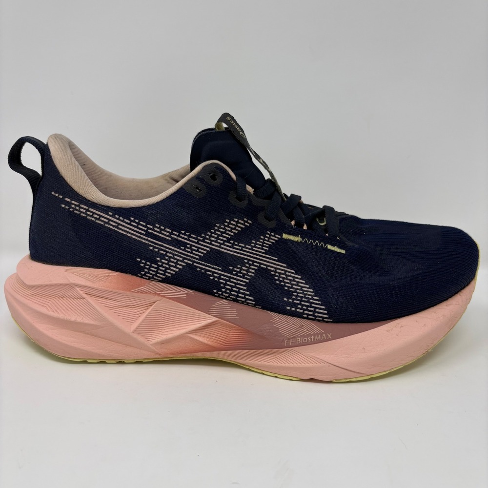 ASICS Novablast 5 Women's Size 8 Navy Pink Running Shoes (1012B765)